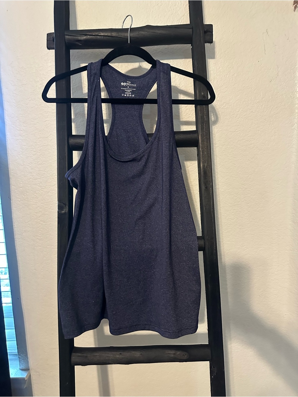 90 Degree By Reflex Dark Navy Racerback Athletic Tank